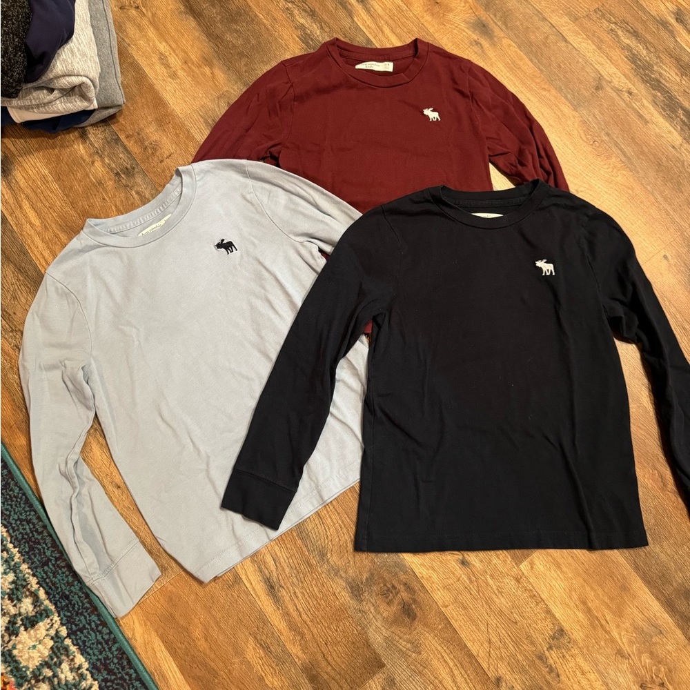 Boys, Abercrombie long sleeve essential tee